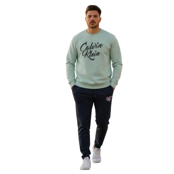 51 طقم راوند مطبوع منت جرين واسود